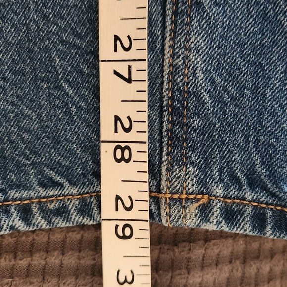 American Eagle Jeans Womens Sz 20x29 Plus 90s Straight Stretch Blue - Picture 8 of 10